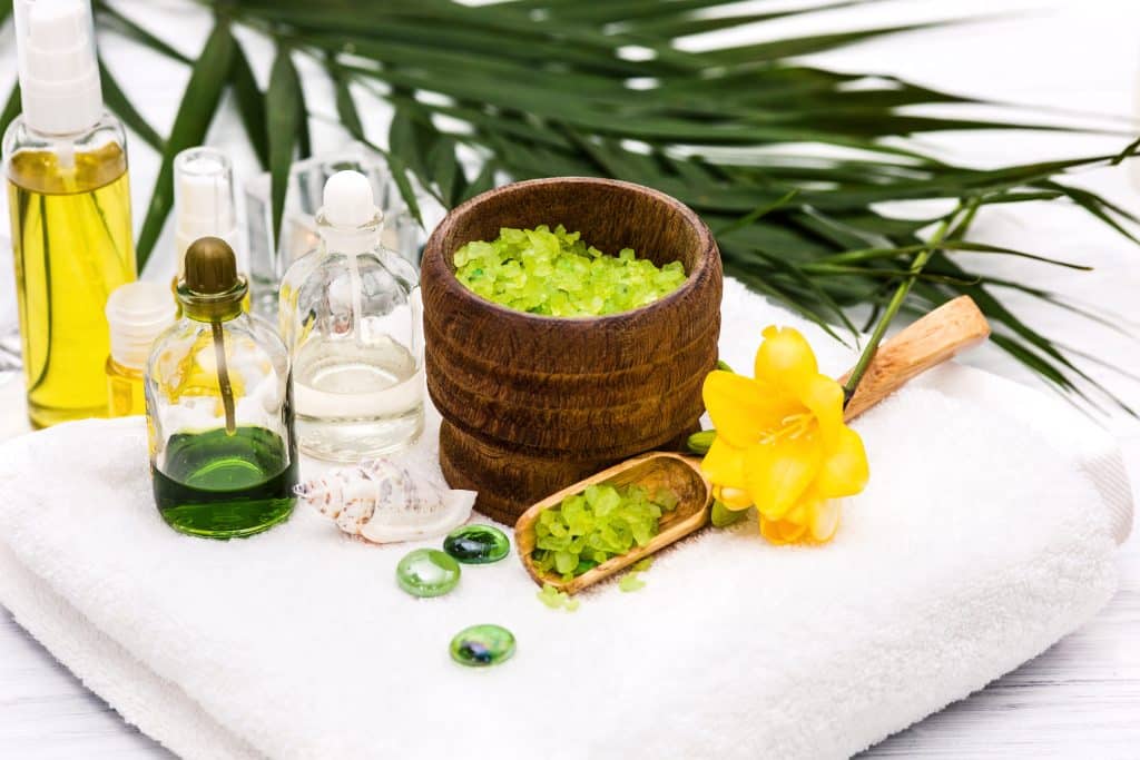 Aromatherapy is a complementary therapy where essential oils are used to treat problems like pain, nausea, overall well-being, depression, anxiety, stress, and sleep deprivation.