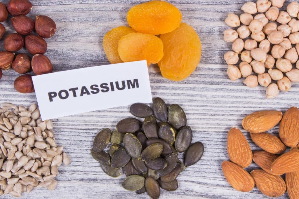 A mineral called potassium exists in the food that we consume. Our bodies do not naturally produce potassium.