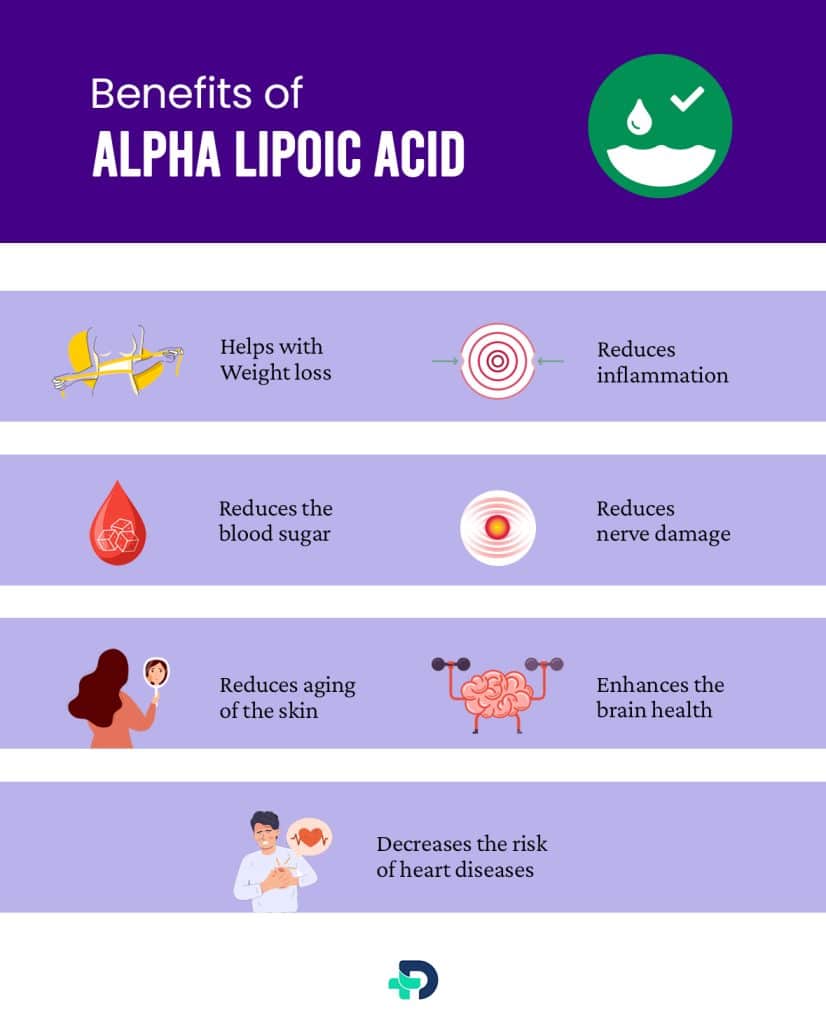 Benefits of Alpha Lipoic Acid.