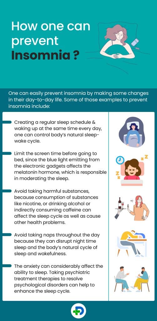 How one can prevent Insomnia ?