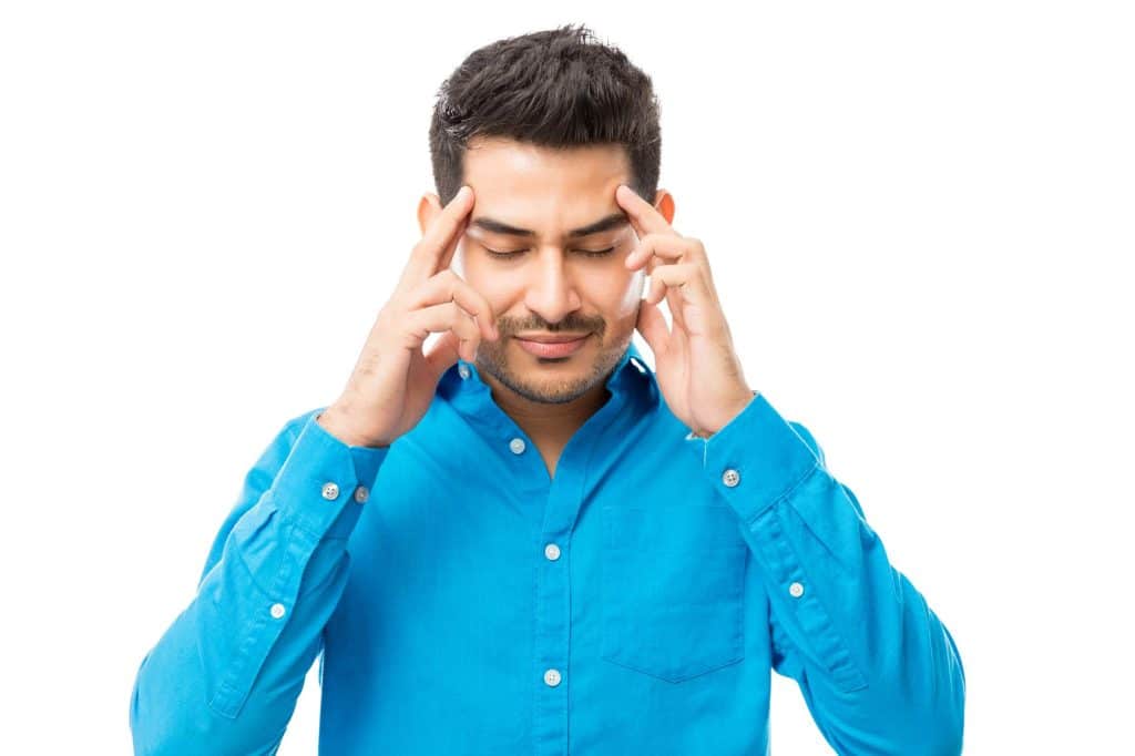 Migraines lead to throbbing pain on either side of the head and can range in intensity from mild to severe. 