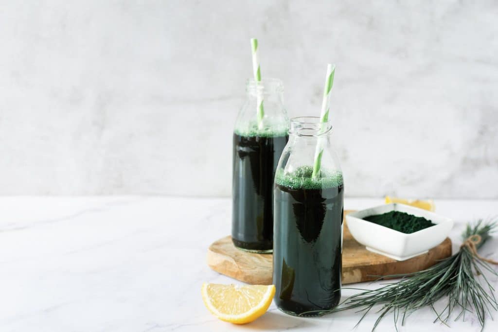Spirulina is a form of cyanobacteria, a group of single-celled microorganisms also referred to as blue-green algae. Spirulina has been termed a superfood since it is high in vitamins, minerals, protein, and antioxidants. 