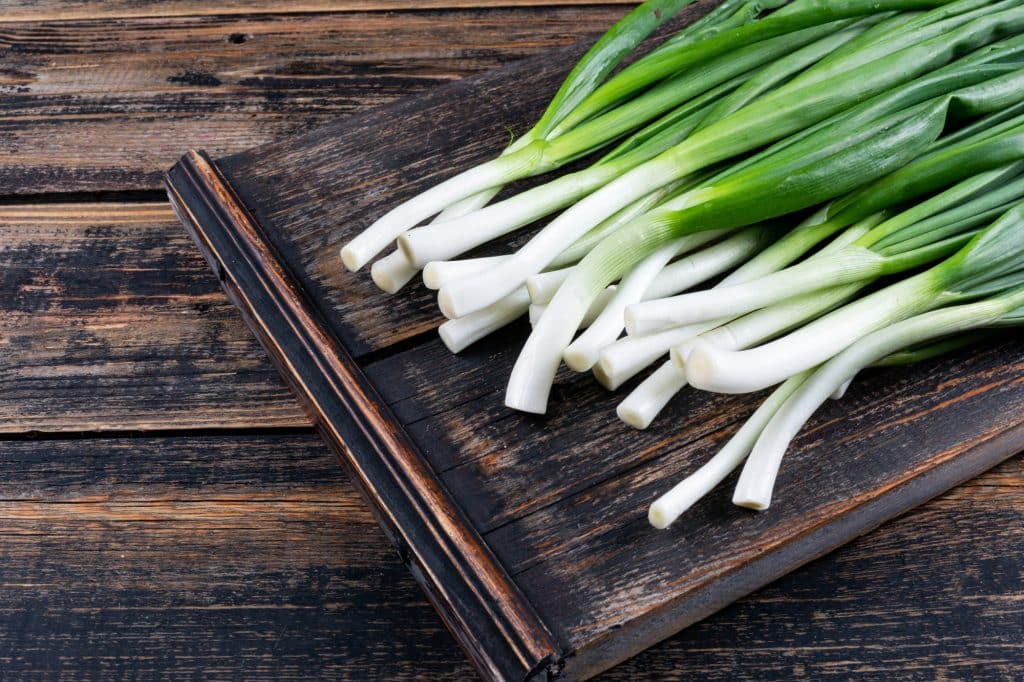 Green onions are immature onions harvested early to use as vegetables. They belong to Allium and are relatives of garlic, leek, and Chinese onions. They don't have a large bulb and have lesser flavor than mature onions.