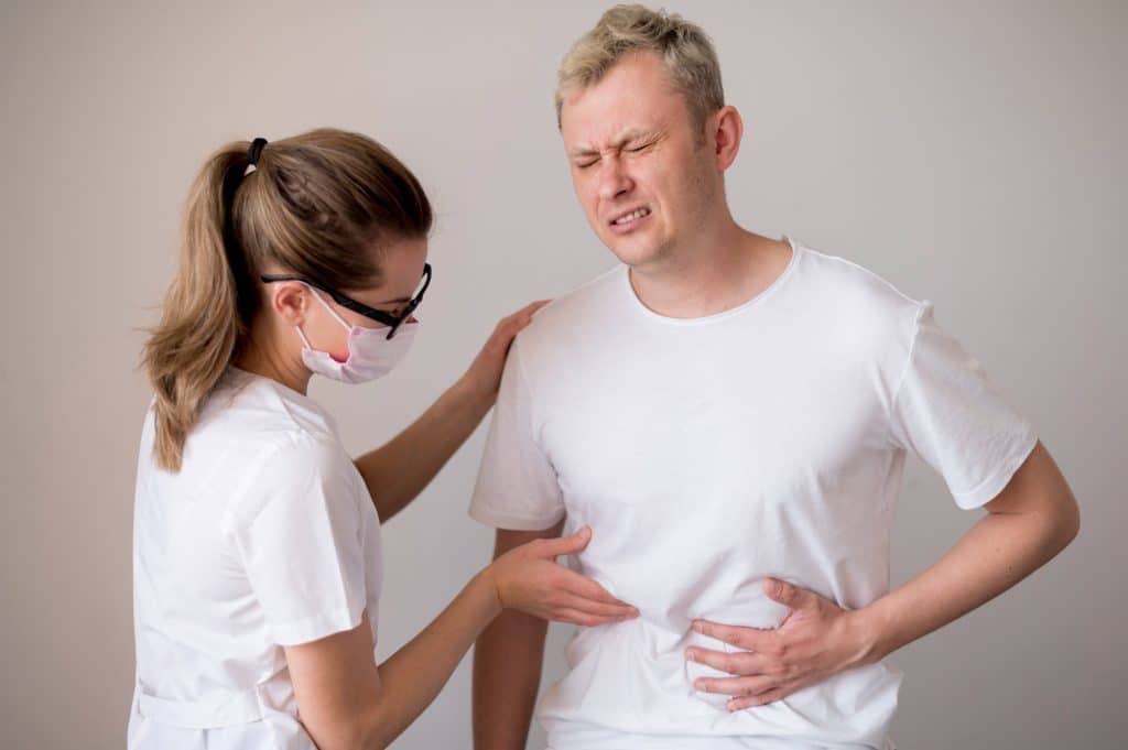 An open sore or lesion known as a peptic ulcer can develop on the lining of the stomach, upper small intestine (duodenum), or even the esophagus. It occurs when the mucus barrier that guards these organs against digesting acids and enzymes is weakened.