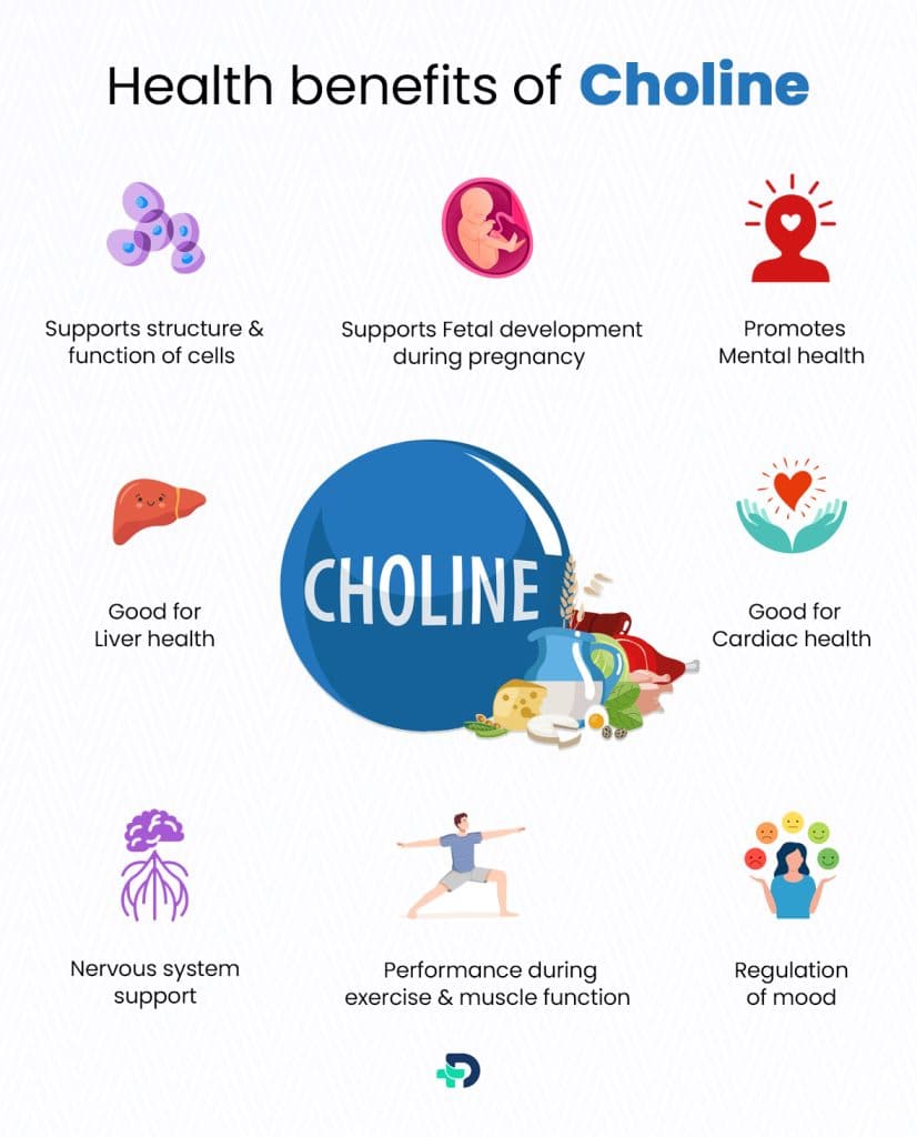 Health benefits of Choline.