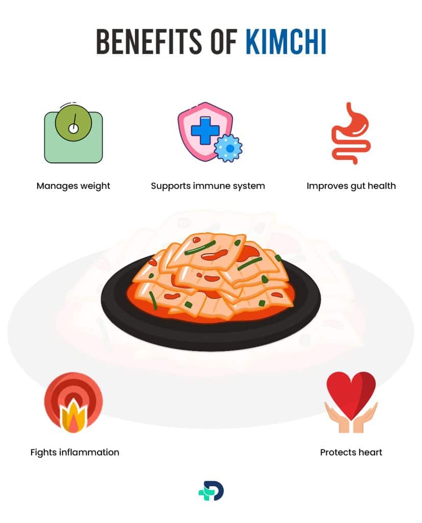 Benefits of Kimchi.