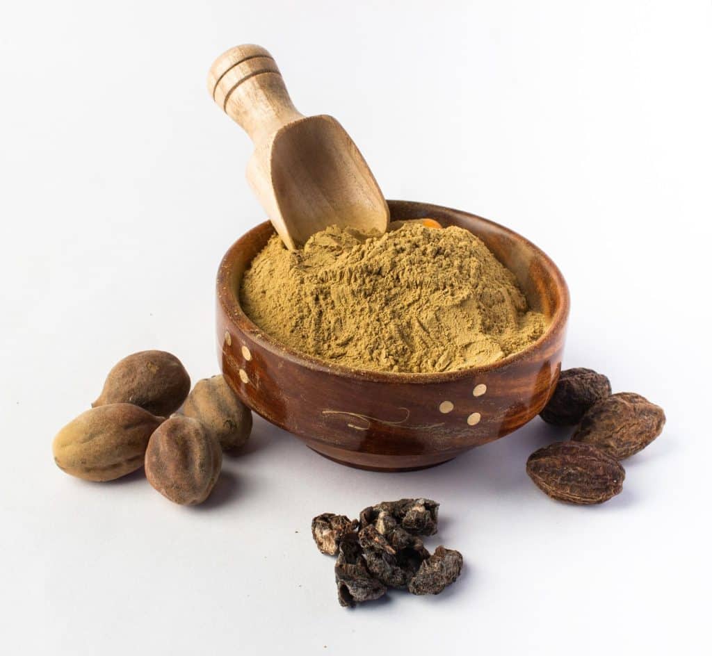Triphala is an old herbal preparation based on Ayurvedic medicine, a traditional Indian medicinal practice. Amla (Emblica officinalis), Bibhitaki (Terminalia bellirica), and Haritaki (Terminalia chebula), three potent fruits, are collectively referred to as triphala, which translates to "three fruits" in Sanskrit.
