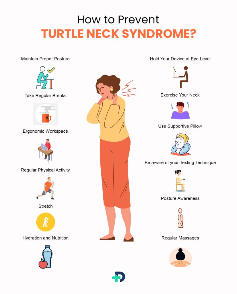 How to prevent Turtle neck syndrome?