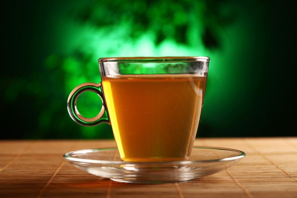 Several teas ease constipation. Constipation is when a person feels bloated (stomach gas) and has difficulty passing stools.