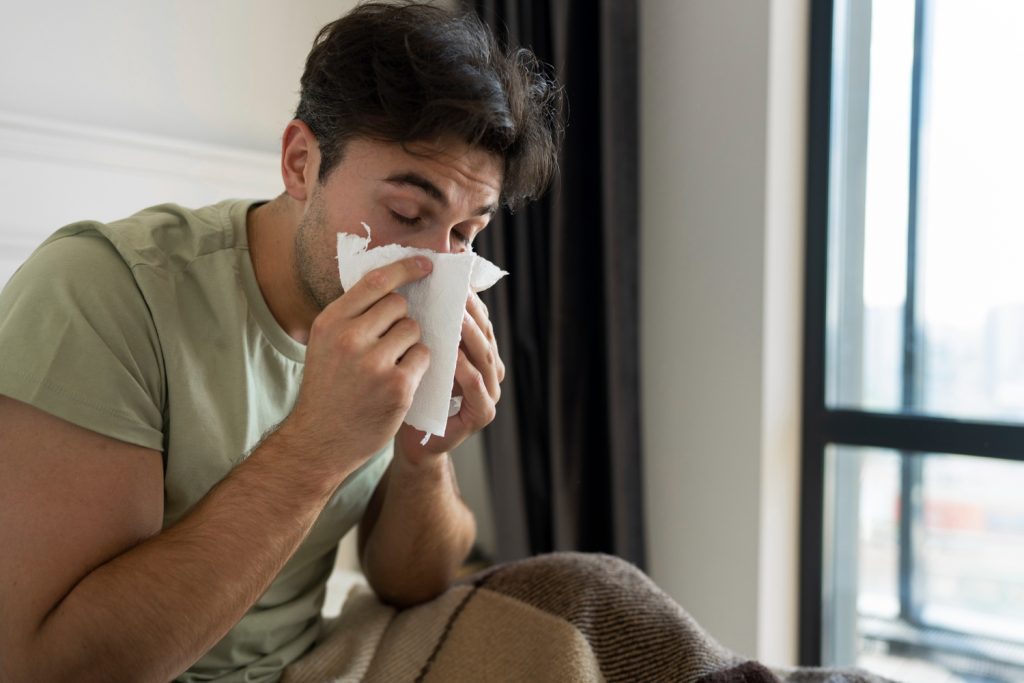 Sinus infection, also called sinusitis is the swelling and pain in the sinus's tissue lining. Sinuses are the four paired air-filled spaces at the back of forehead and nose that produce mucus from the nasal passage. 